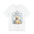God Sent Me a Best Friend Golden Retriever T-Shirt