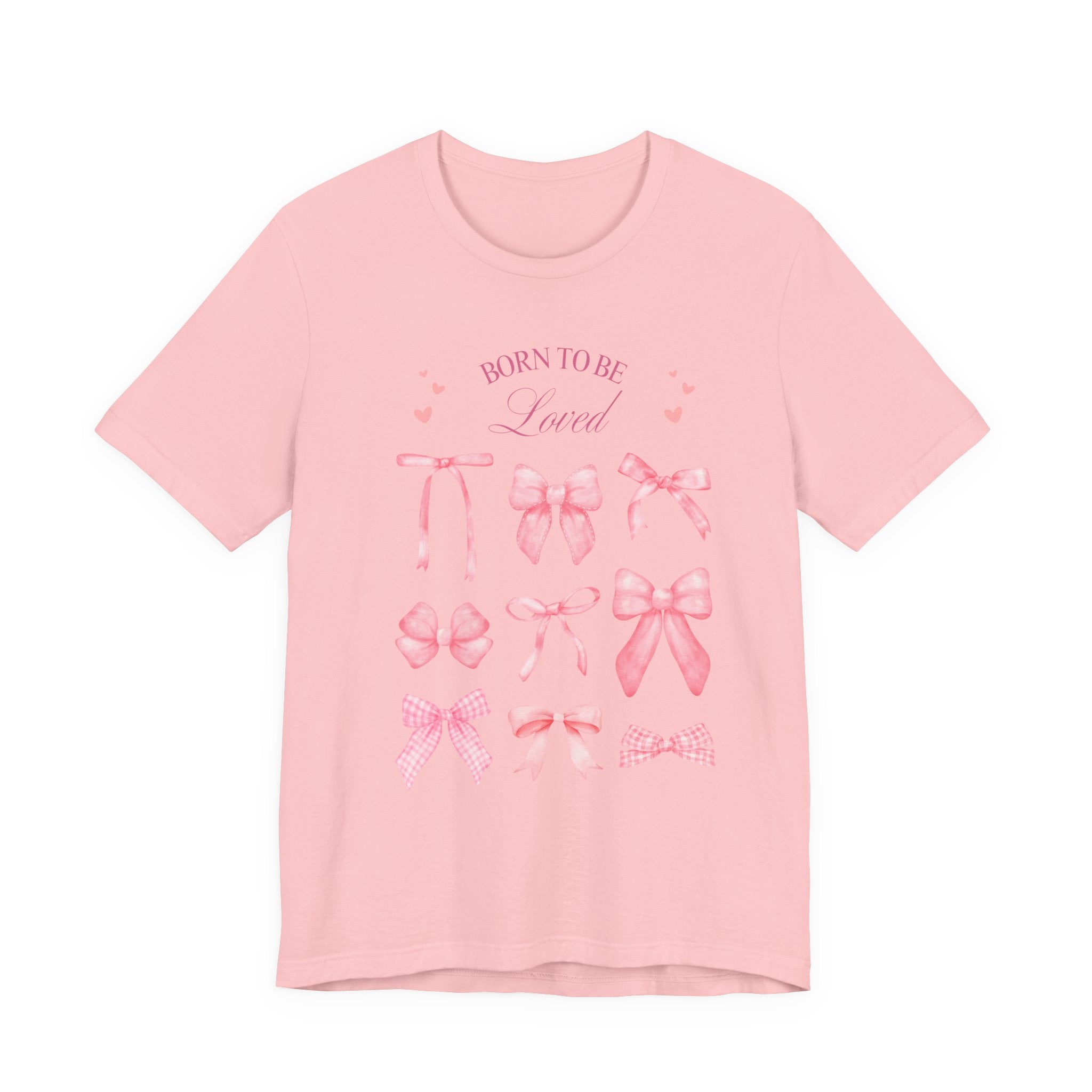 Born to Be Loved Pink Bows Tee
