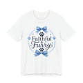 Faithful & Furry Tee — Cute Paw Print Pet Lover T-Shirt