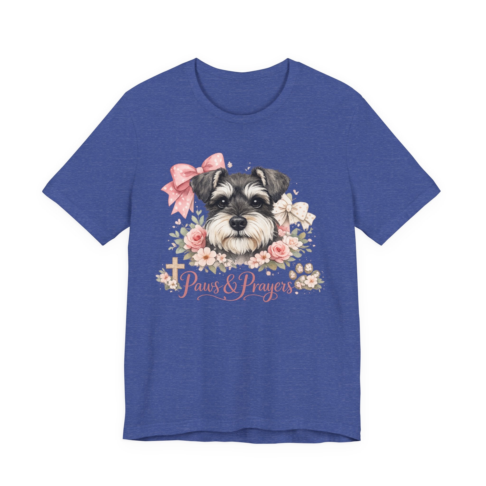 Paws & Prayers Schnauzer T-Shirt