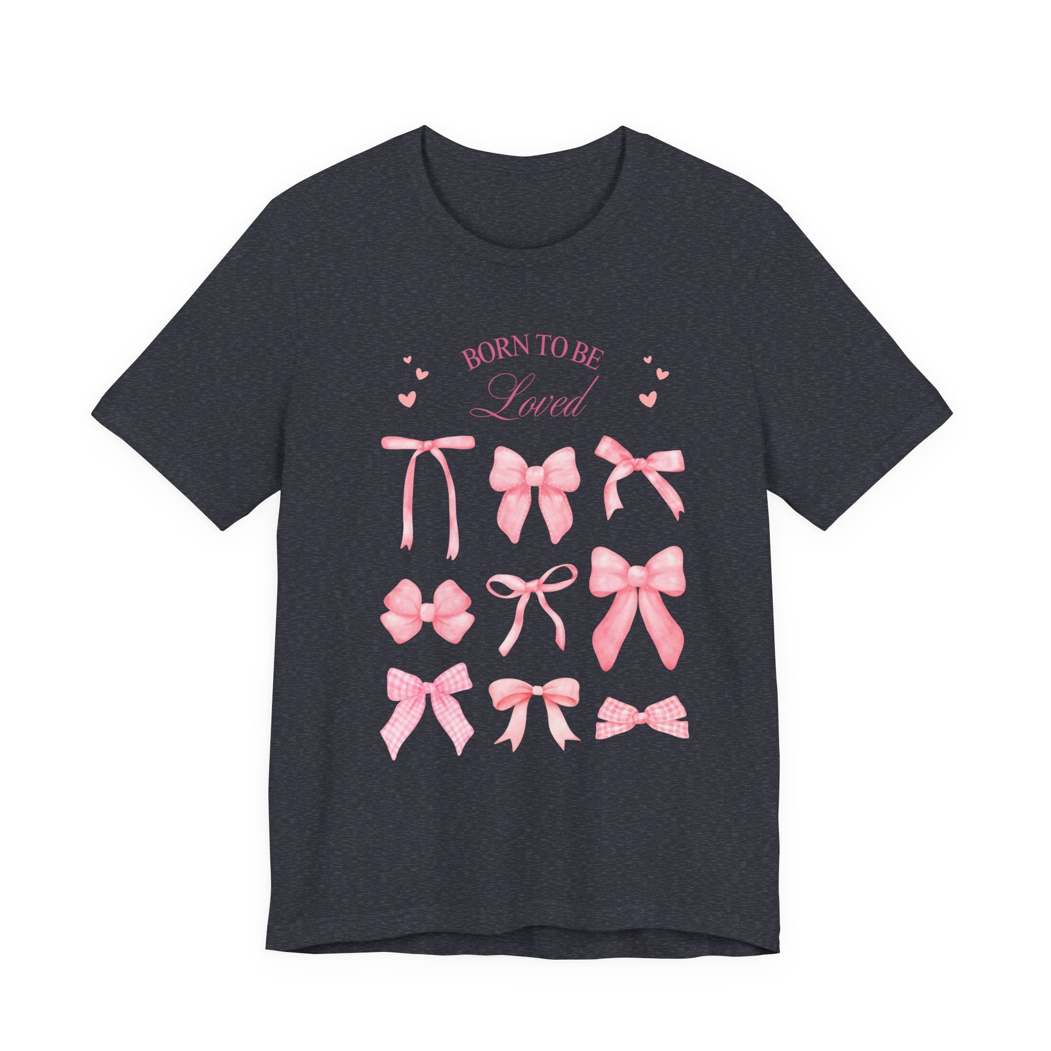 Born to Be Loved Pink Bows Tee