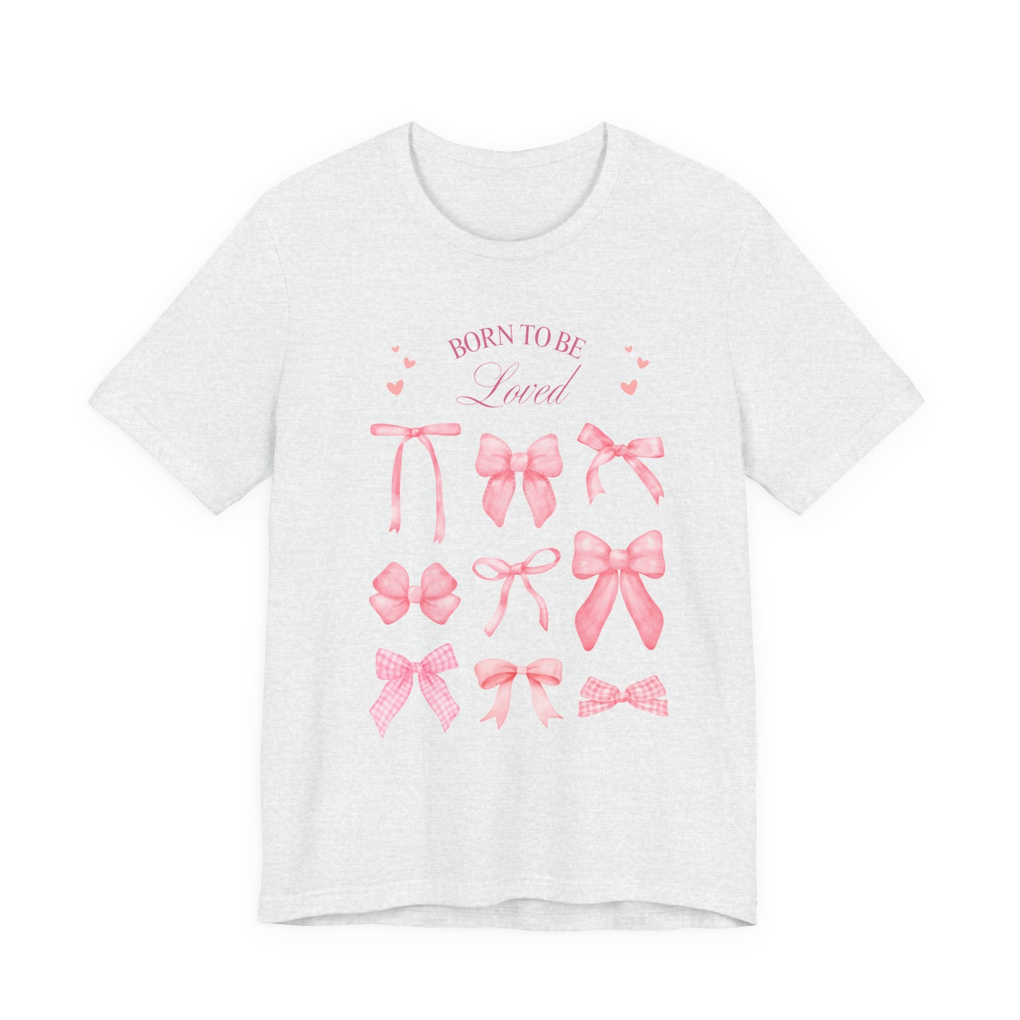 Born to Be Loved Pink Bows Tee