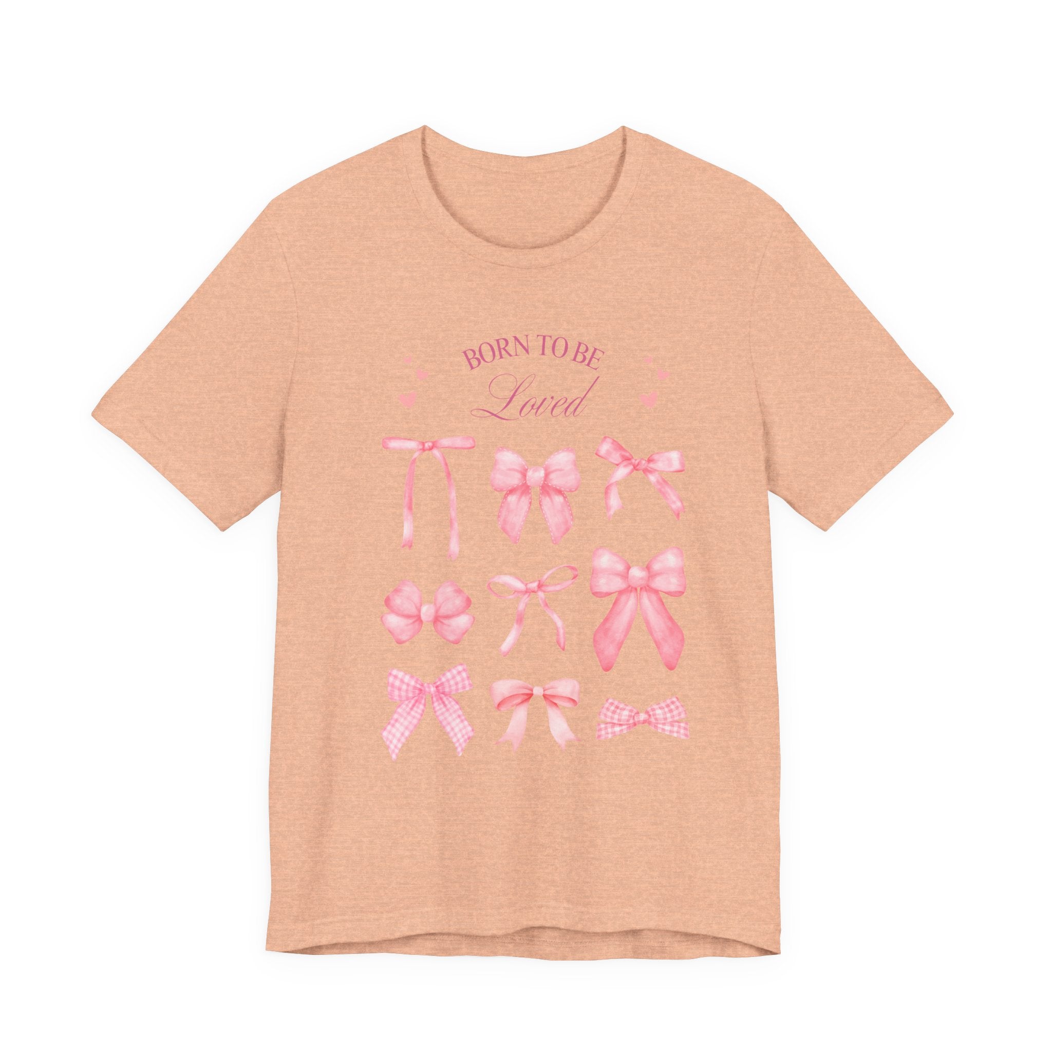 Born to Be Loved Pink Bows Tee
