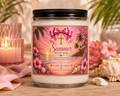 Summer With Him Scented Soy Candle — 9oz Inspirational Floral Beach Candle