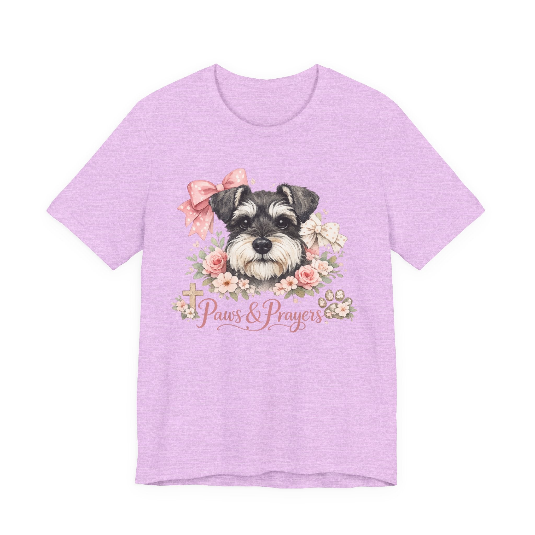 Paws & Prayers Schnauzer T-Shirt
