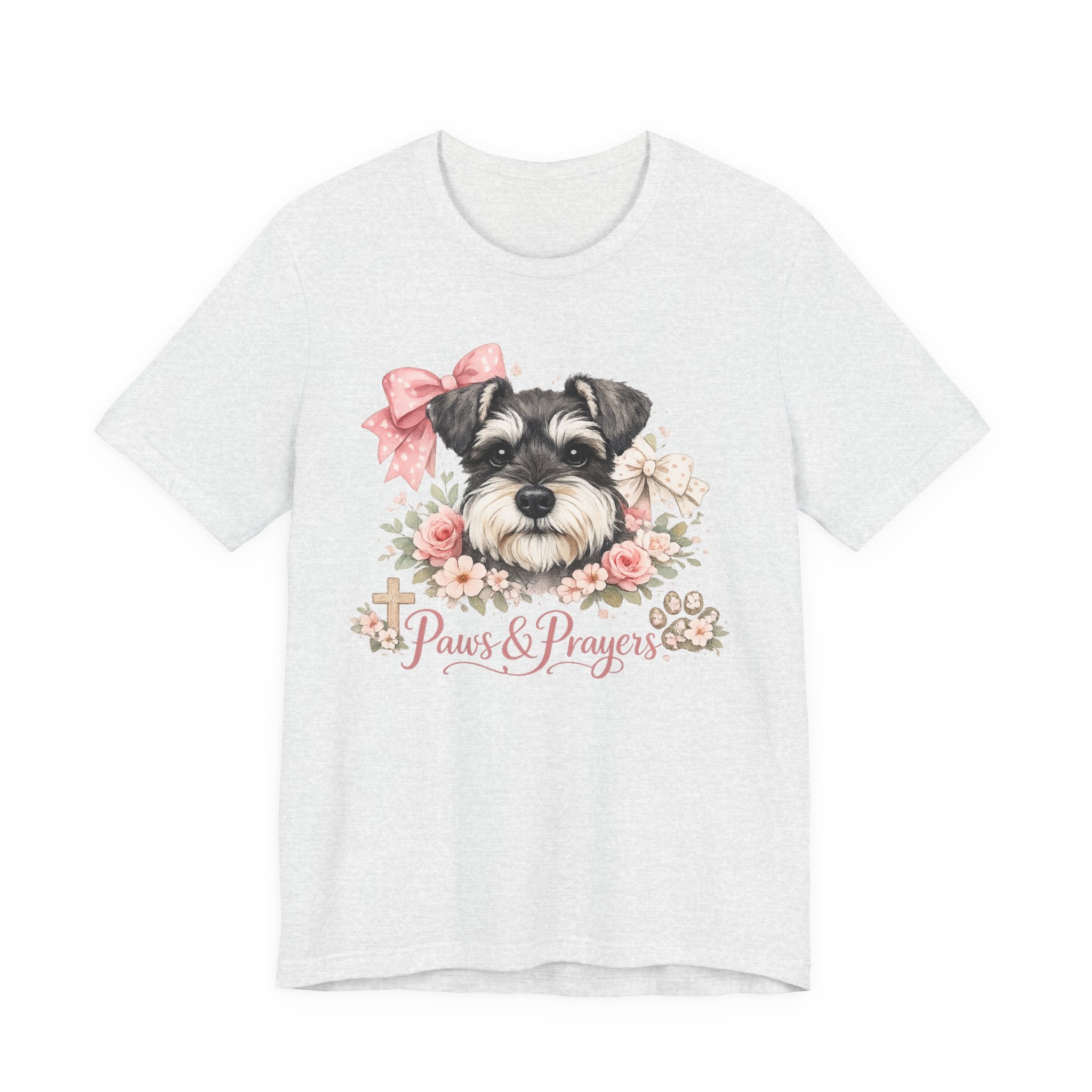 Paws & Prayers Schnauzer T-Shirt