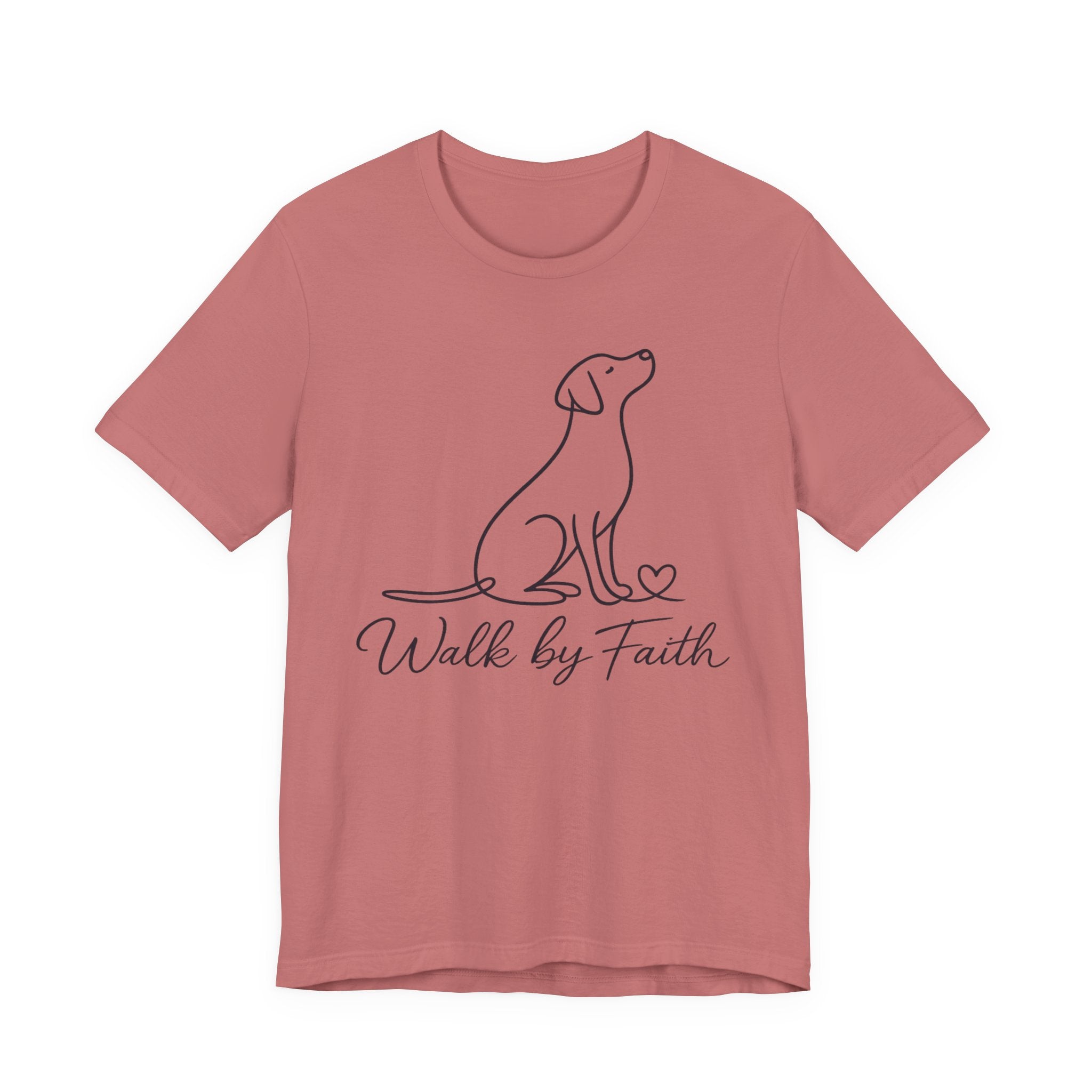 Dog 'Walk by Faith' T-Shirt