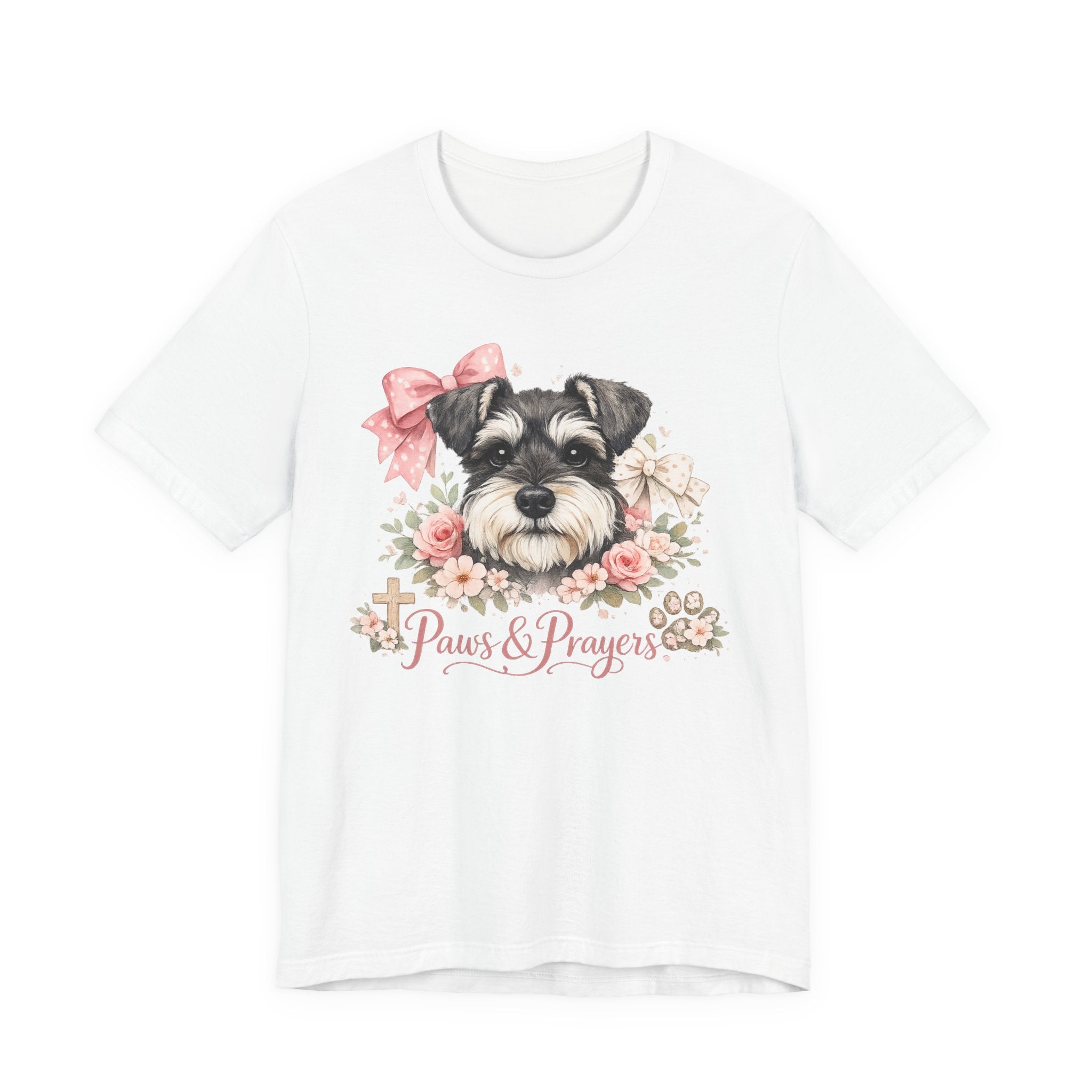 Paws & Prayers Schnauzer T-Shirt