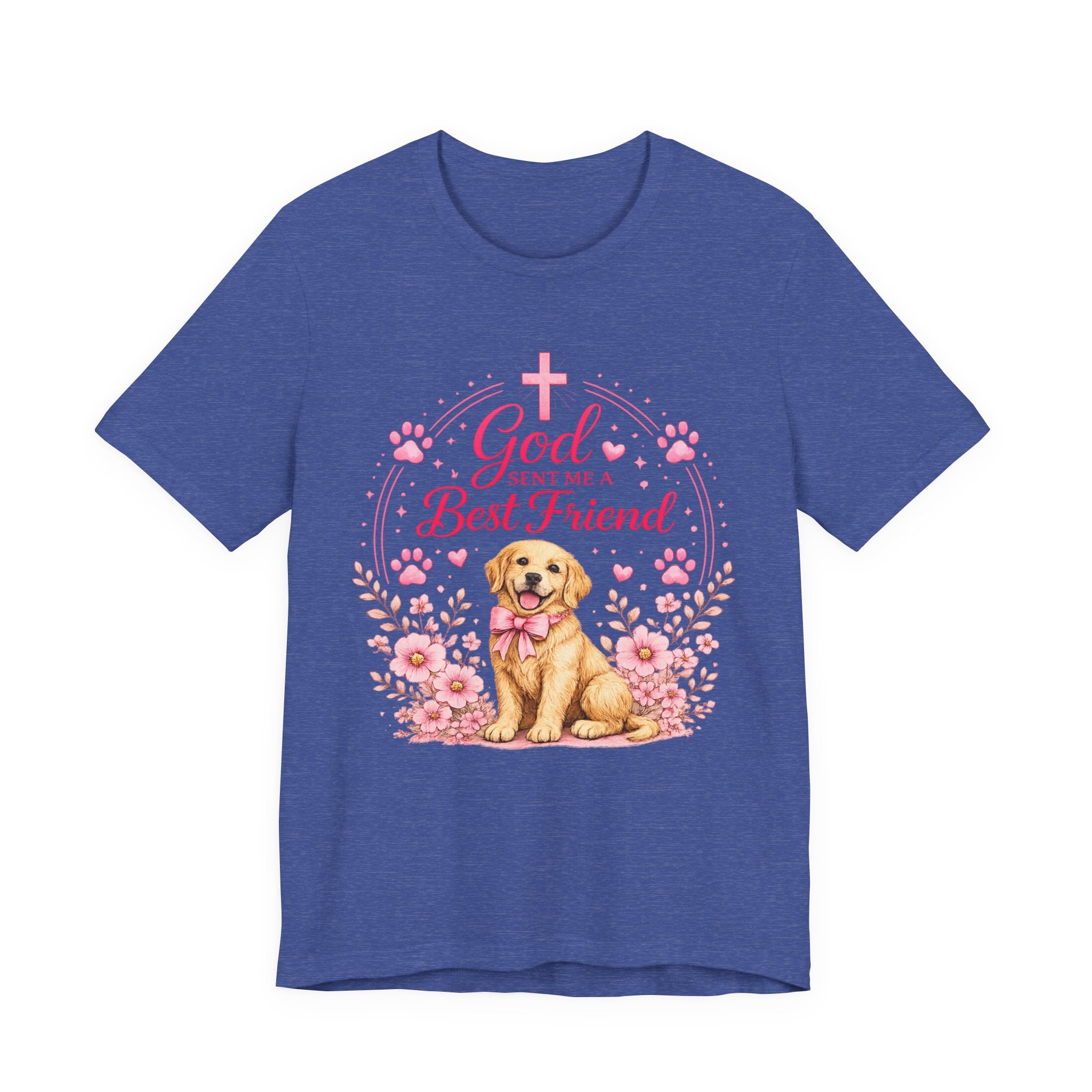 God Sent Me a Best Friend Puppy T-Shirt — Cute Christian Dog Lover Tee