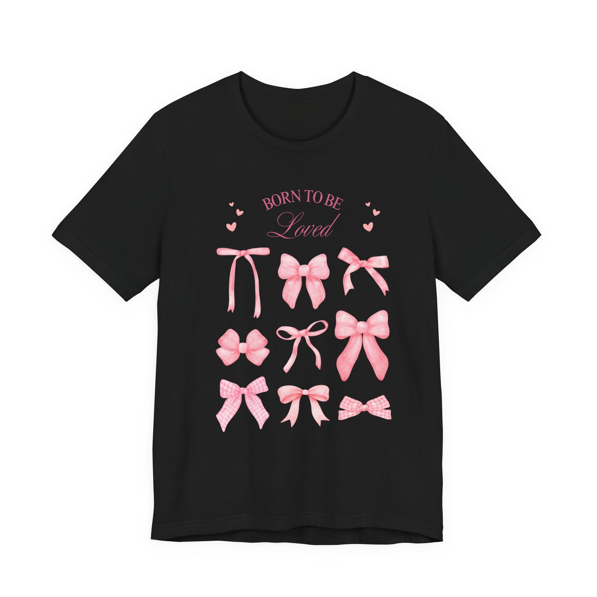 Born to Be Loved Pink Bows Tee