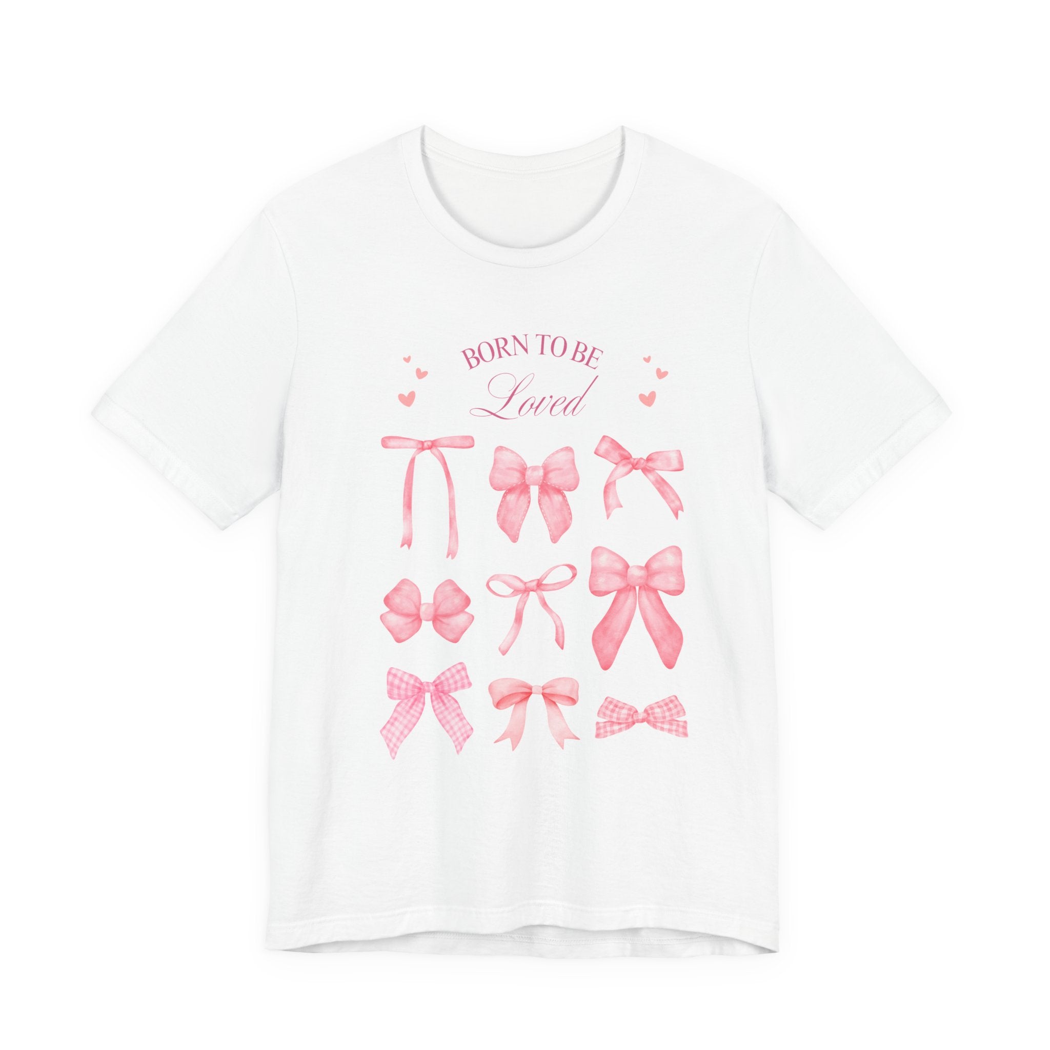 Born to Be Loved Pink Bows Tee