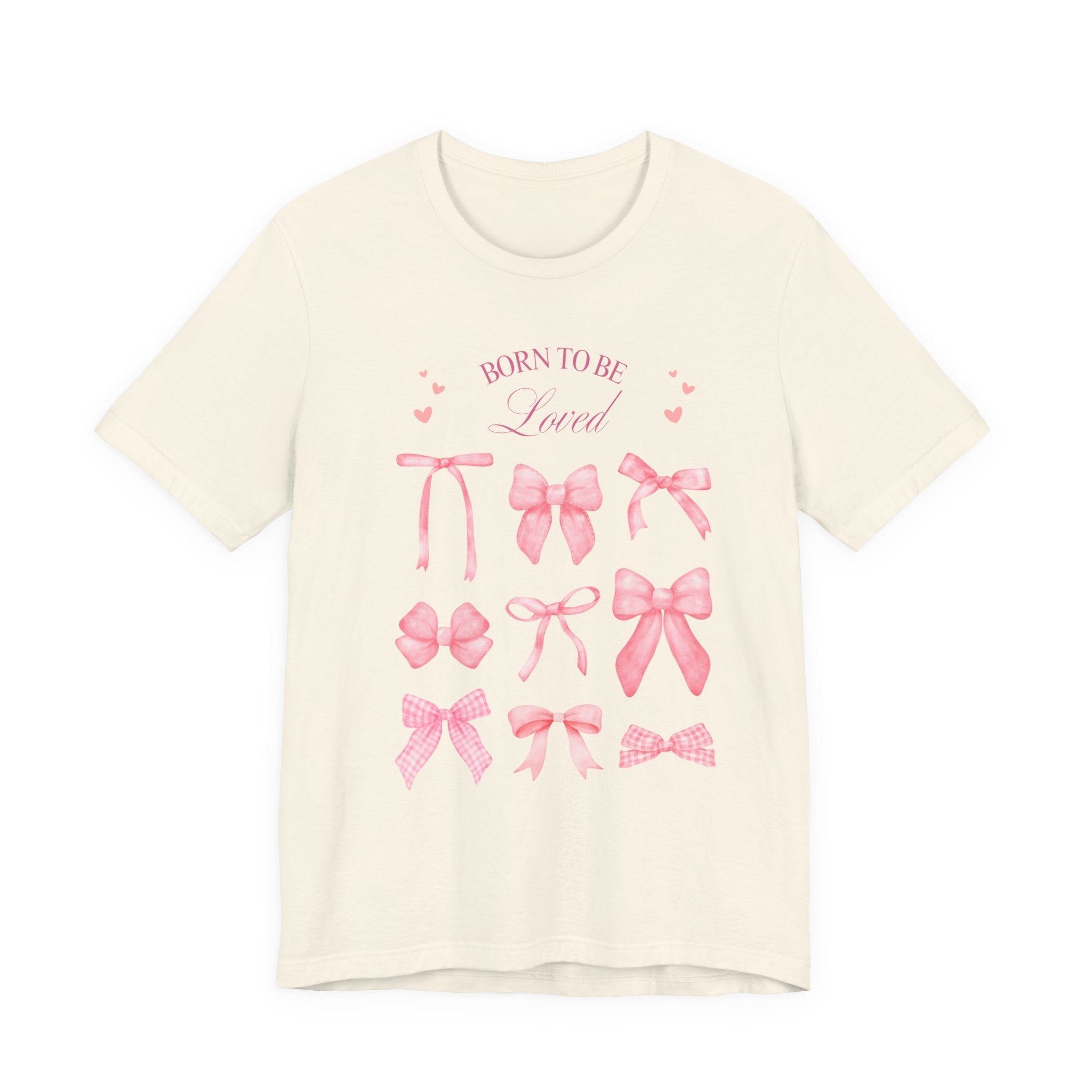 Born to Be Loved Pink Bows Tee