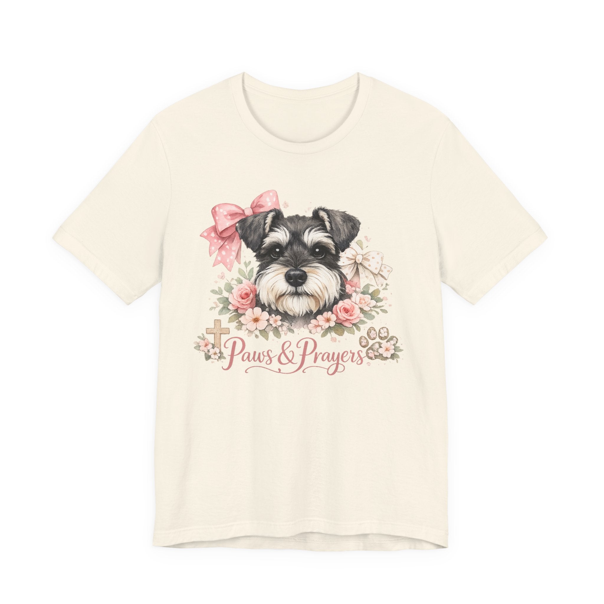 Paws & Prayers Schnauzer T-Shirt