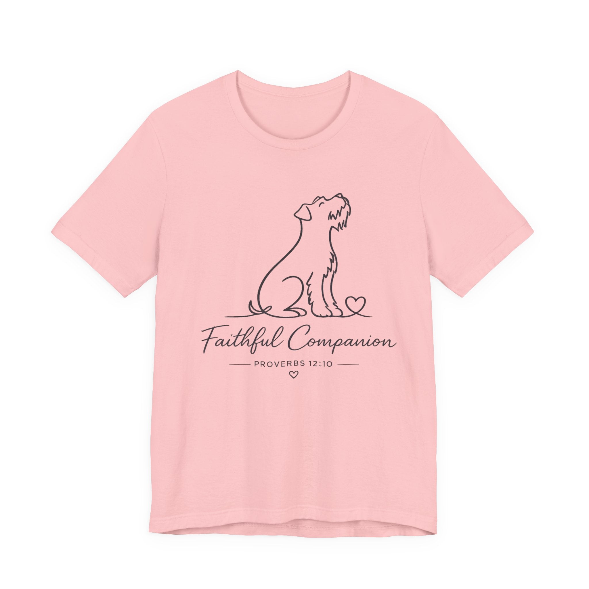 Faithful Companion Tee - Dog Silhouette "Faithful Companion" Proverbs 12:10