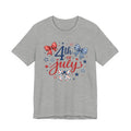 4th of July Bow & Stars T-Shirt — Red, White & Blue Patriotic Tee