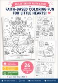 Faith Coloring Book Digital Download