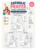 Catholic Prayer Trace Workbook - Digital Download